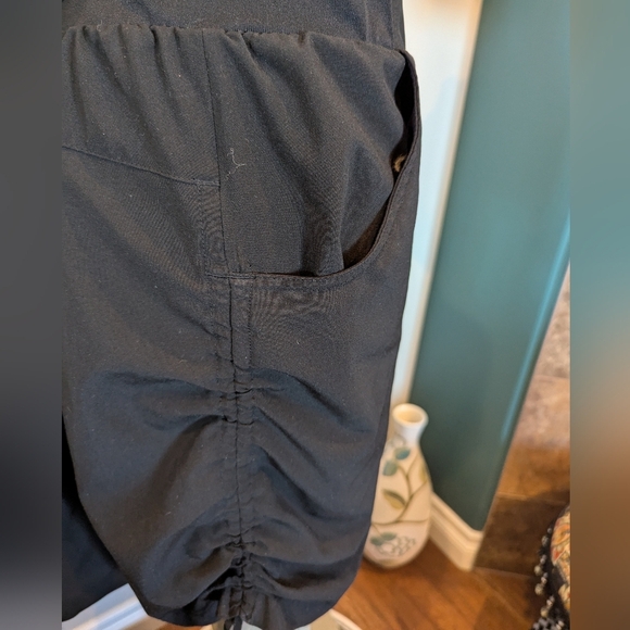 Cleo black Skirt- skort with Adjustable Side ruching and Attached Shorts Size XL - Picture 8 of 13